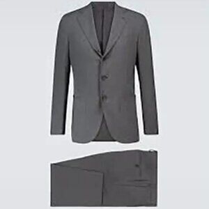 New  CARUSO aida slim-fit wool suit Made in Italy Size 56/6R